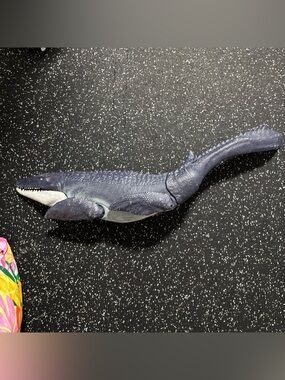 2017 Jurassic World Park Real Feel Mattel Mosasaurus 28” Sea Dinosaur Toy Large